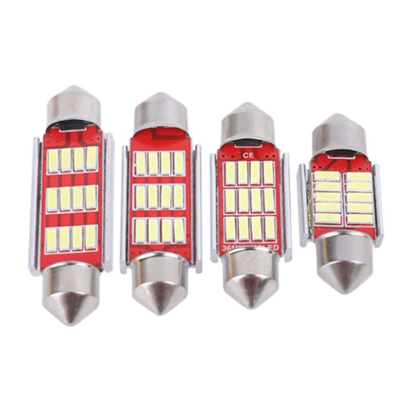 LED C5W 4014-12-Боковые фонари Подсветка номерного знака-Лампа для чтения C5W